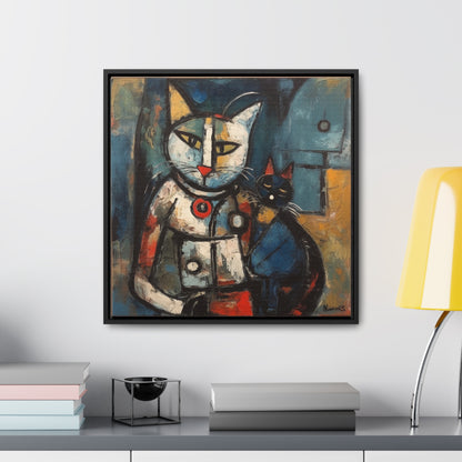 Cat 80, Gallery Canvas Wraps, Square Frame