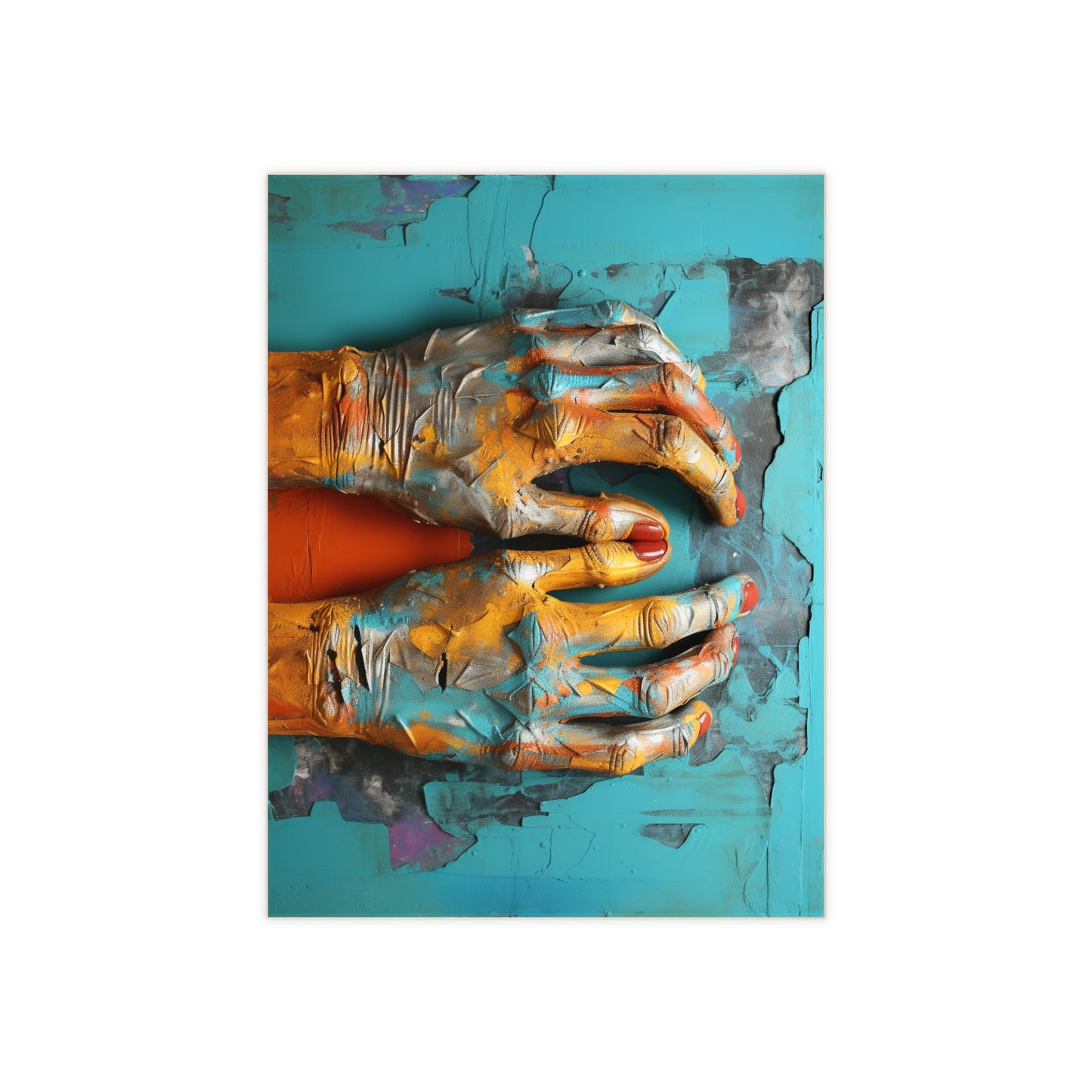 Hands 5, Ceramic Photo Tile