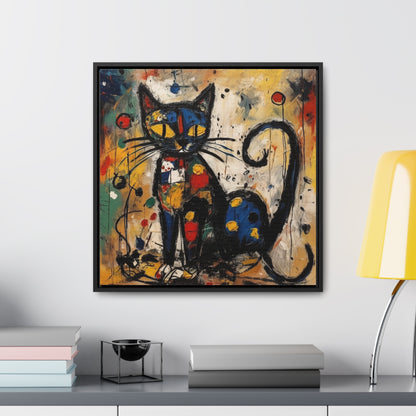 Cat 76, Gallery Canvas Wraps, Square Frame