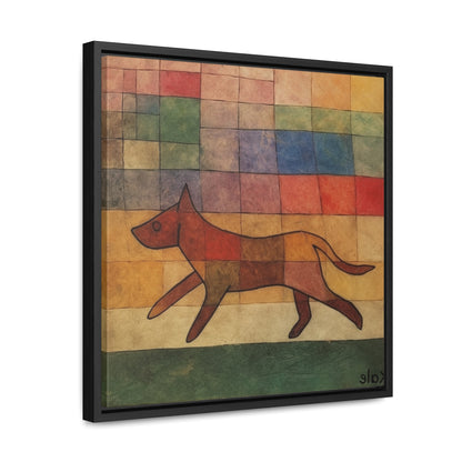 V Dog 4, Gallery Canvas Wraps, Square Frame