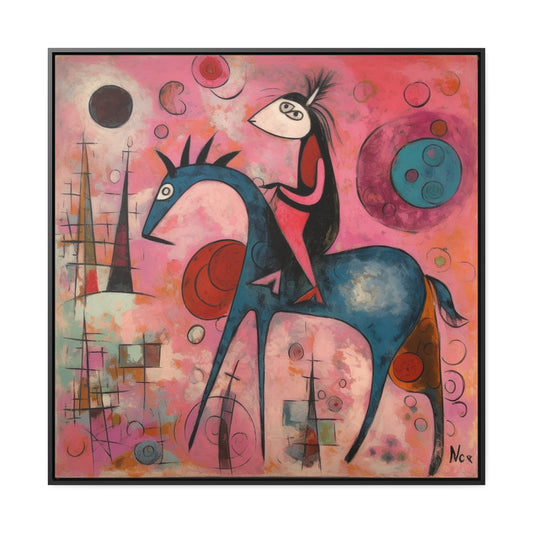 The Dreams of the Child 27, Gallery Canvas Wraps, Square Frame