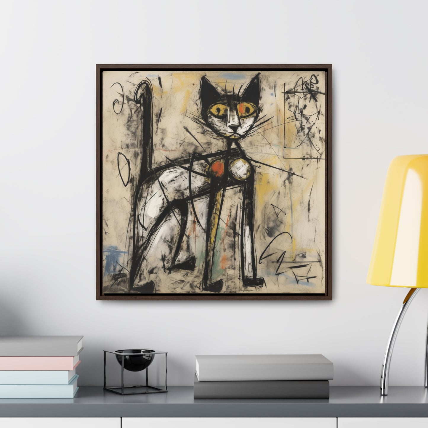 Cat 44, Gallery Canvas Wraps, Square Frame