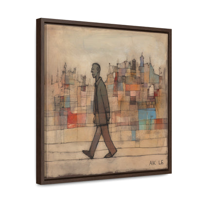 Sad Man 20, Valentinii, Gallery Canvas Wraps, Square Frame