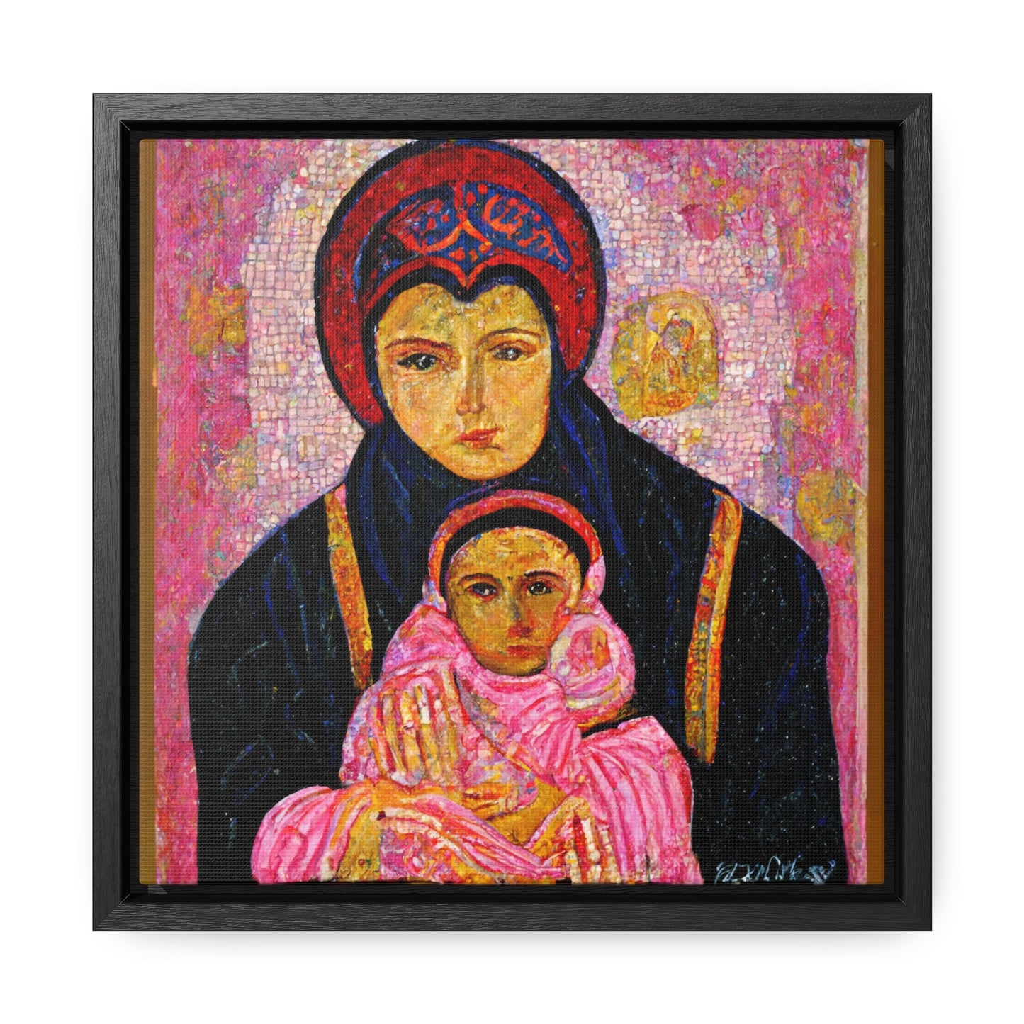 Mary and the Child 24, Valentinii, Gallery Canvas Wraps, Square Frame