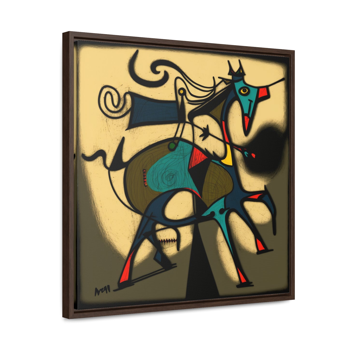 Naivia 18, Gallery Canvas Wraps, Square Frame