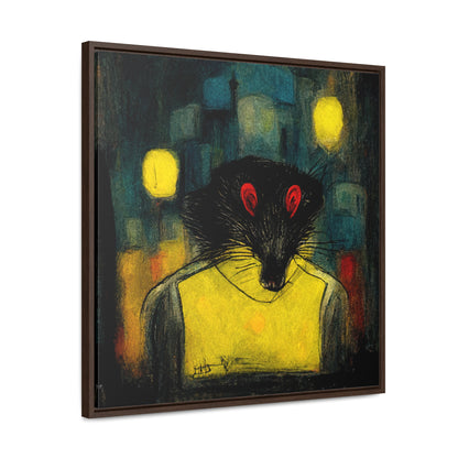 Urban Rat, Valentinii, Gallery Canvas Wraps, Square Frame