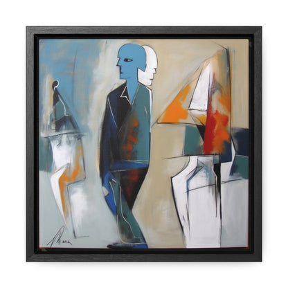 Sad Man 27, Valentinii, Gallery Canvas Wraps, Square Frame