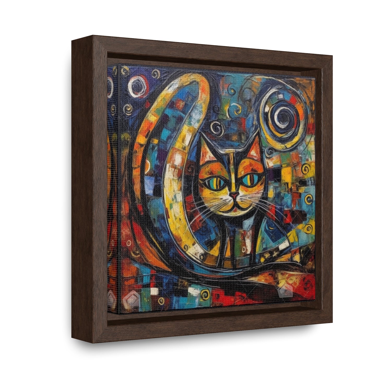 Cat 120, Gallery Canvas Wraps, Square Frame