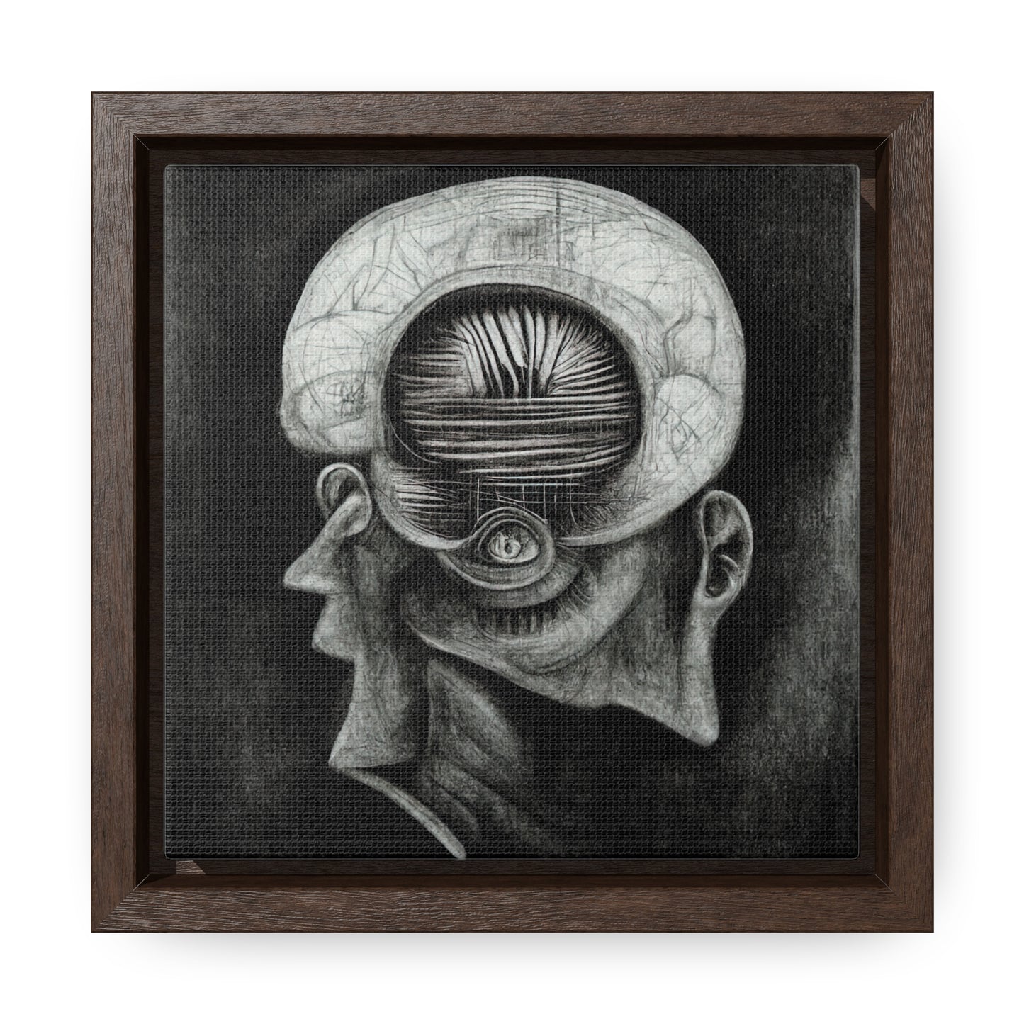 Brain 11, Valentinii, Gallery Canvas Wraps, Square Frame