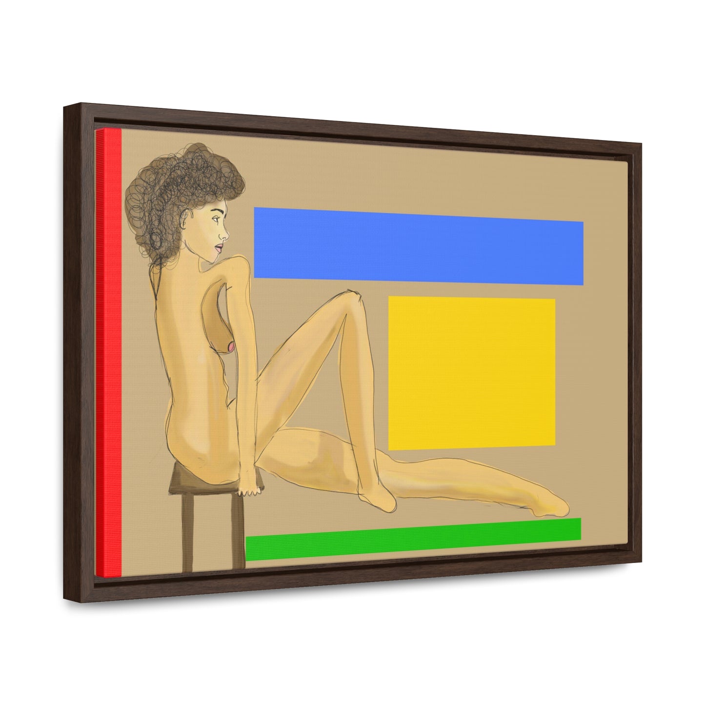 Tetris, Original Eduard Pavel, Gallery Canvas Wraps, Horizontal Frame