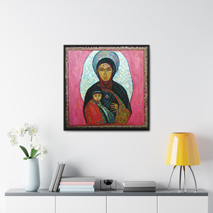 Mary and the Child 22, Valentinii, Gallery Canvas Wraps, Square Frame