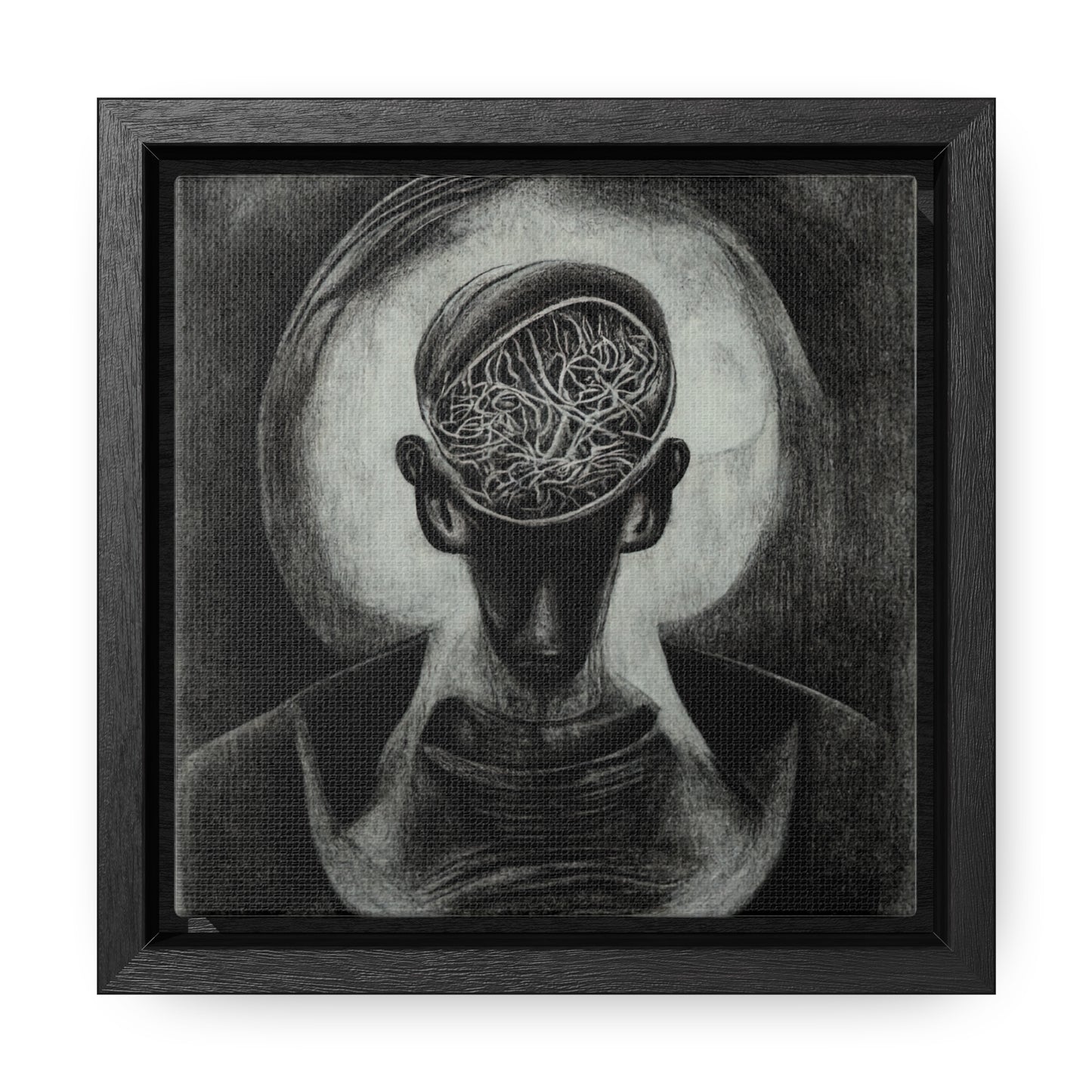 Brain, Valentinii, Gallery Canvas Wraps, Square Frame