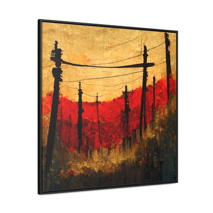 Land of the Sun 18, Valentinii, Gallery Canvas Wraps, Square Frame