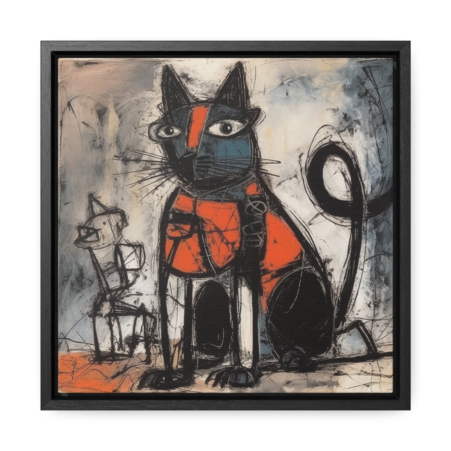 Cat 32, Gallery Canvas Wraps, Square Frame