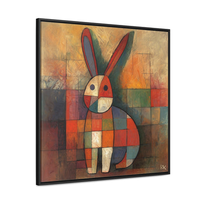 Rabbit 17, Gallery Canvas Wraps, Square Frame