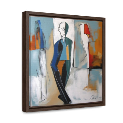 Sad Man 22, Valentinii, Gallery Canvas Wraps, Square Frame