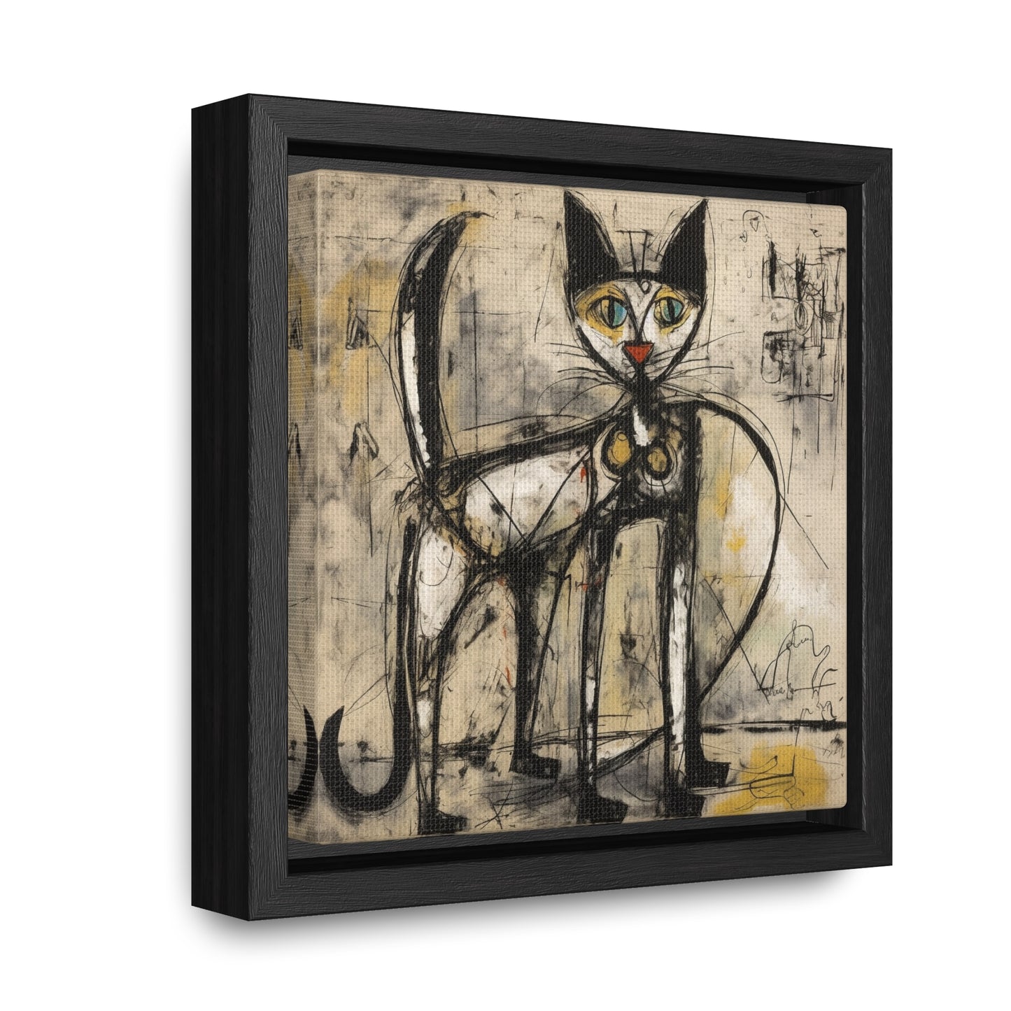 Cat 47, Gallery Canvas Wraps, Square Frame