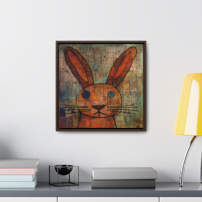 Rabbit 14, Gallery Canvas Wraps, Square Frame