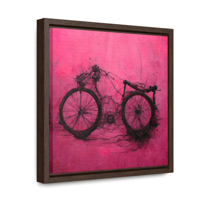 Bicycle 2, Valentinii, Gallery Canvas Wraps, Square Frame