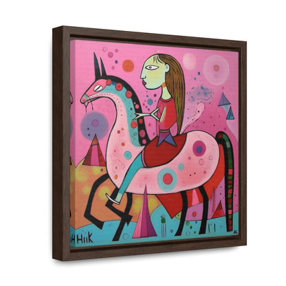 The Dreams of the Child 6, Gallery Canvas Wraps, Square Frame