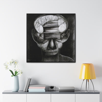 Brain 36, Valentinii, Gallery Canvas Wraps, Square Frame