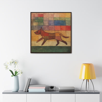 V Dog 4, Gallery Canvas Wraps, Square Frame