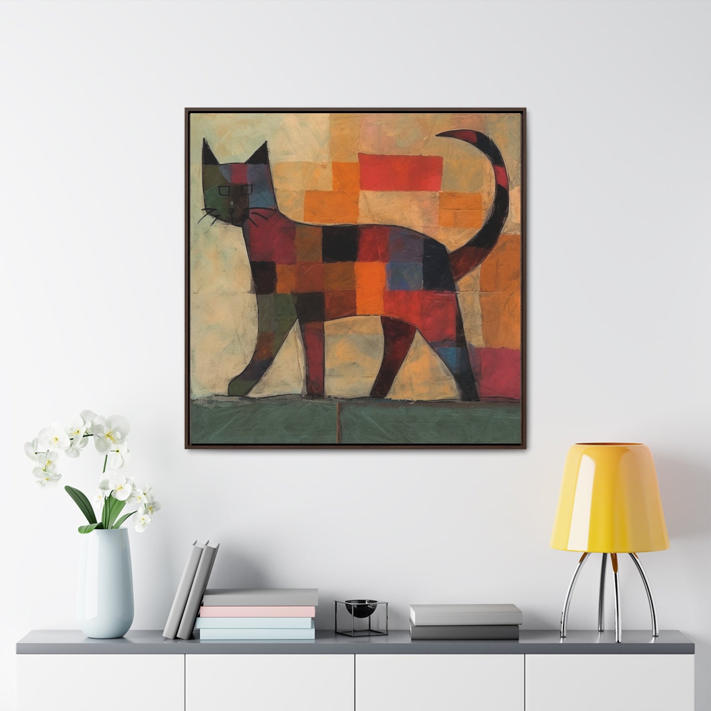 Cat 26, Gallery Canvas Wraps, Square Frame