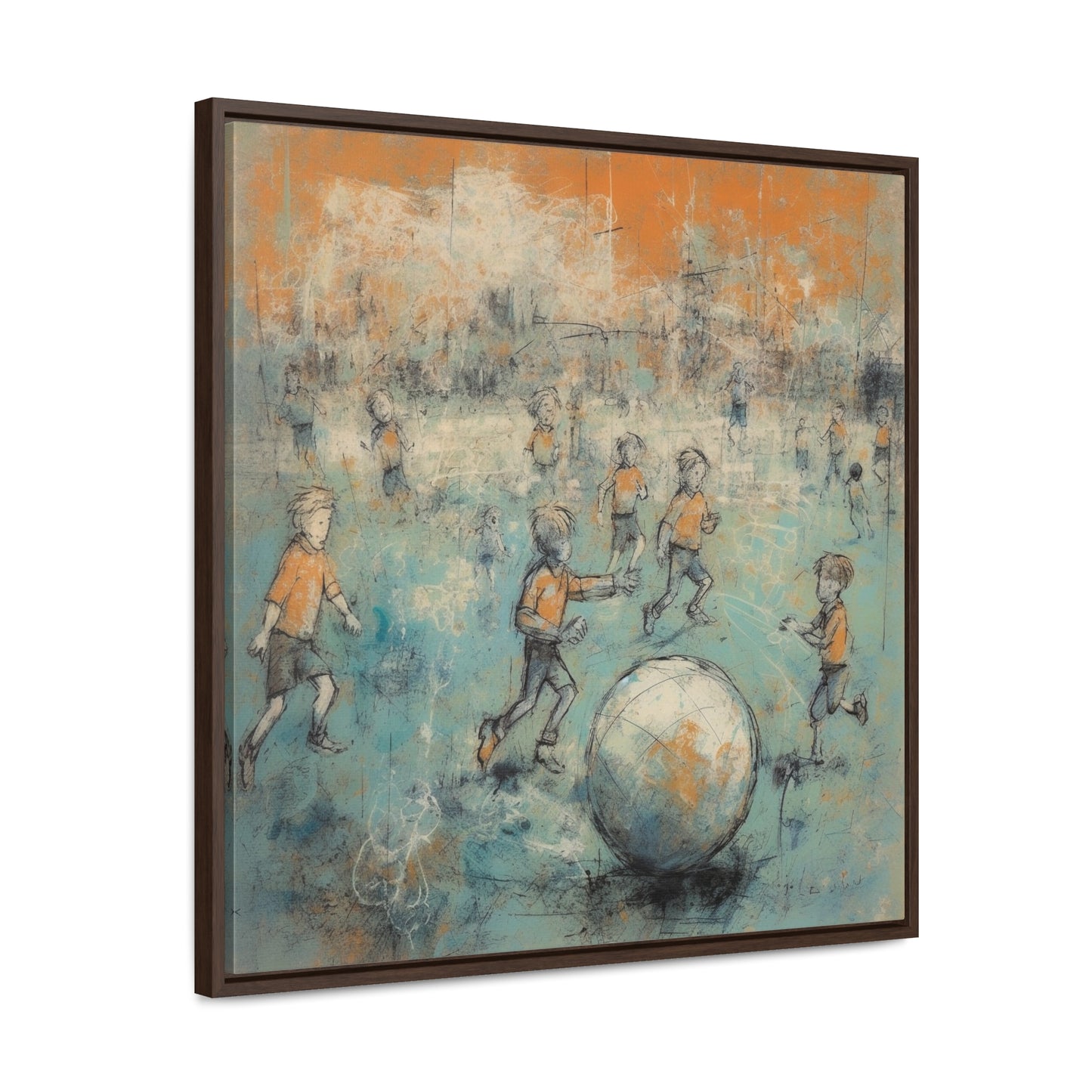 Childhood 23, Gallery Canvas Wraps, Square Frame