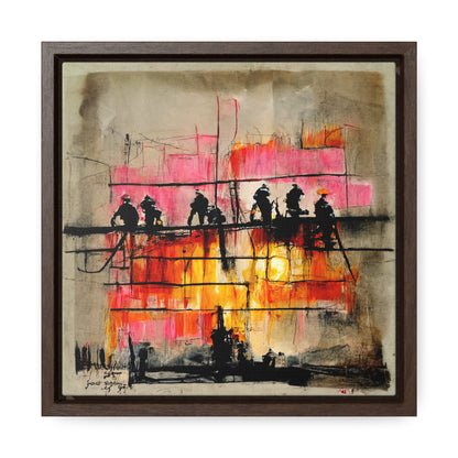 Land of the Sun 3, Valentinii, Gallery Canvas Wraps, Square Frame