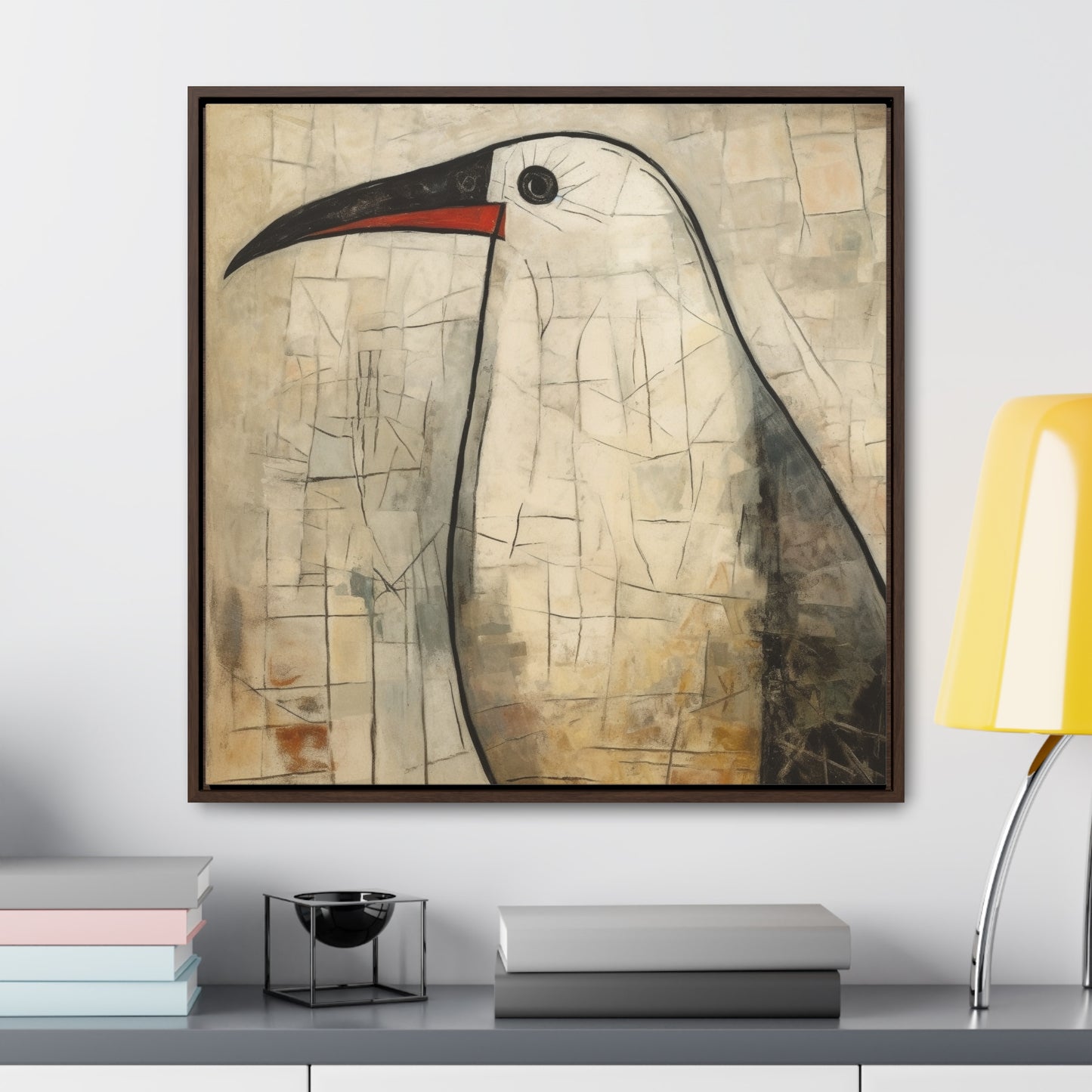 Bird 10, Gallery Canvas Wraps, Square Frame