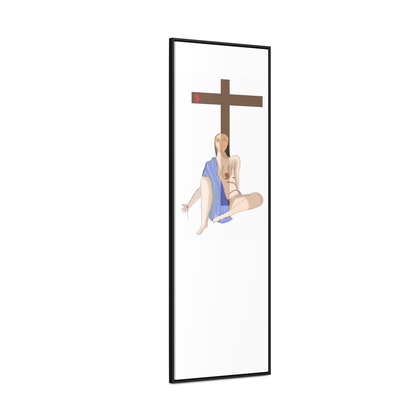 Cross, Original Eduard Pavel, Gallery Canvas Wraps, Vertical Frame