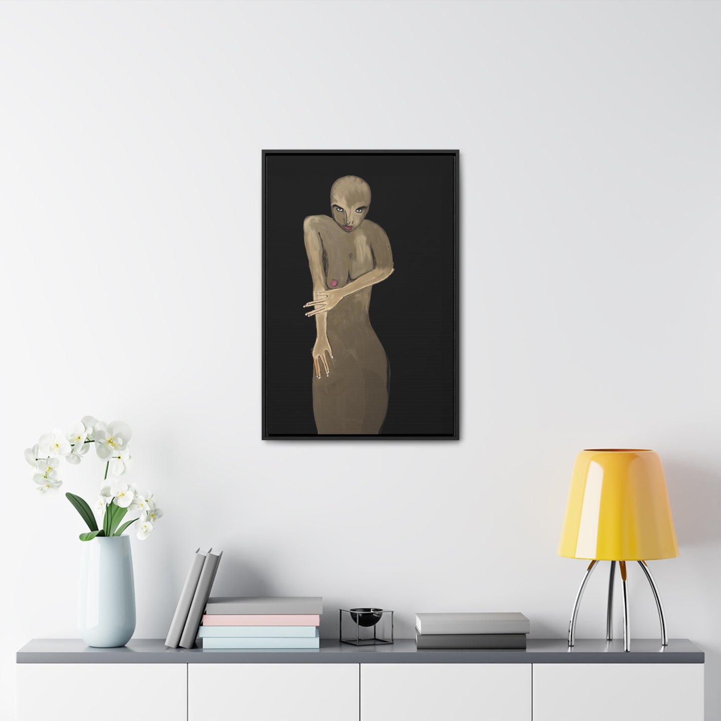 Disease, Original Eduard Pavel, Gallery Canvas Wraps, Vertical Frame