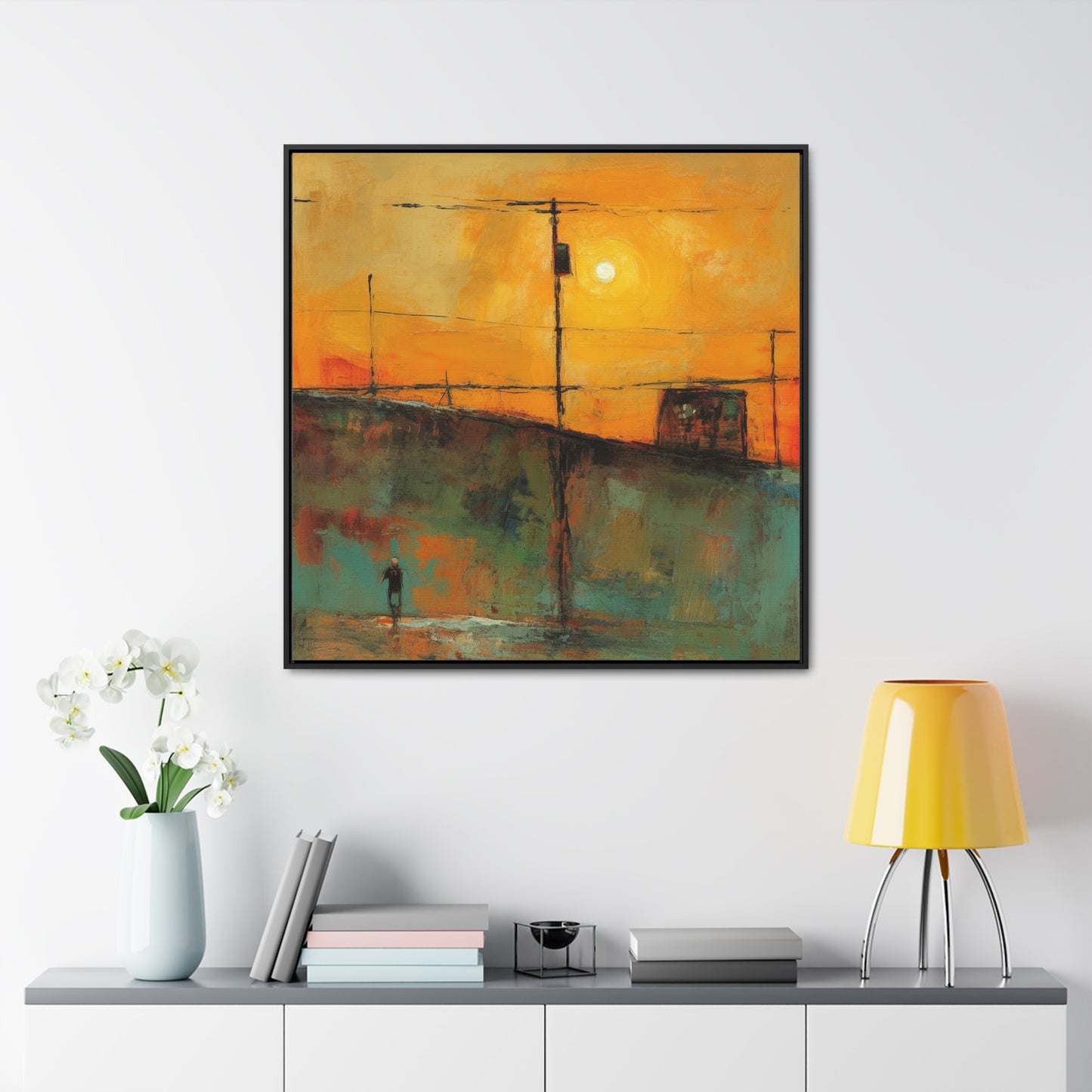 Land of the Sun 51, Valentinii, Gallery Canvas Wraps, Square Frame