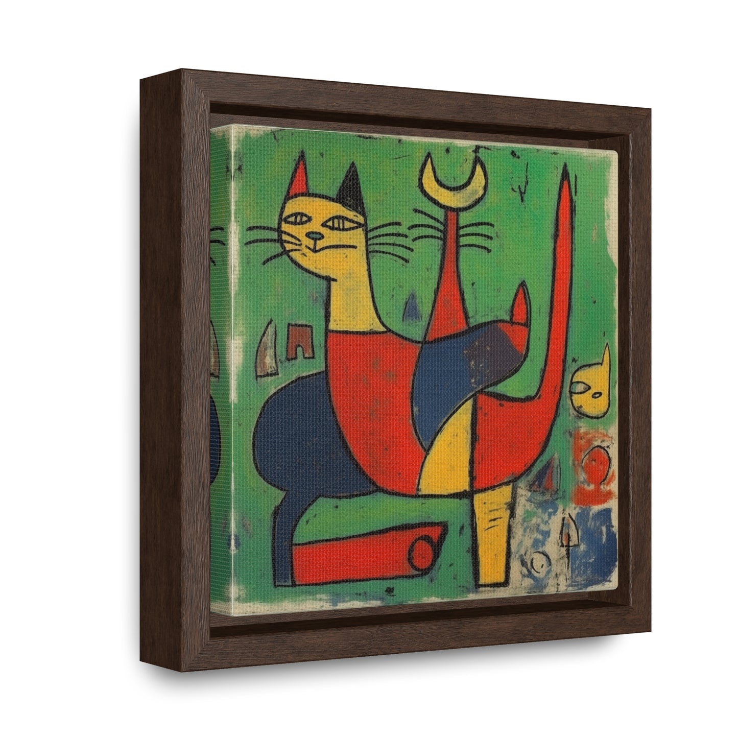 Cat 136, Gallery Canvas Wraps, Square Frame