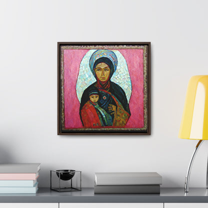 Mary and the Child 11, Valentinii, Gallery Canvas Wraps, Square Frame