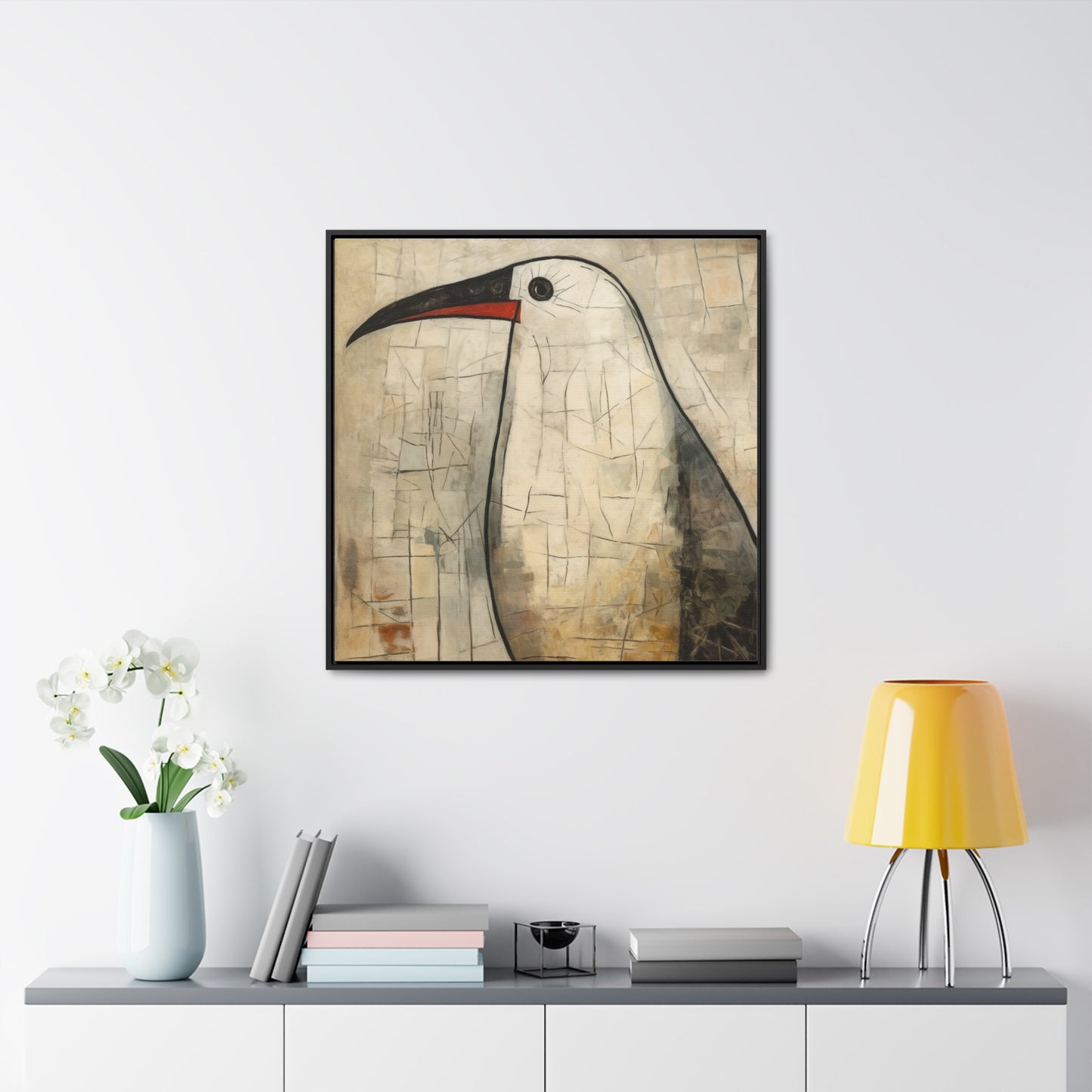 Bird 10, Gallery Canvas Wraps, Square Frame