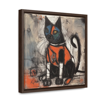 Cat 34, Gallery Canvas Wraps, Square Frame