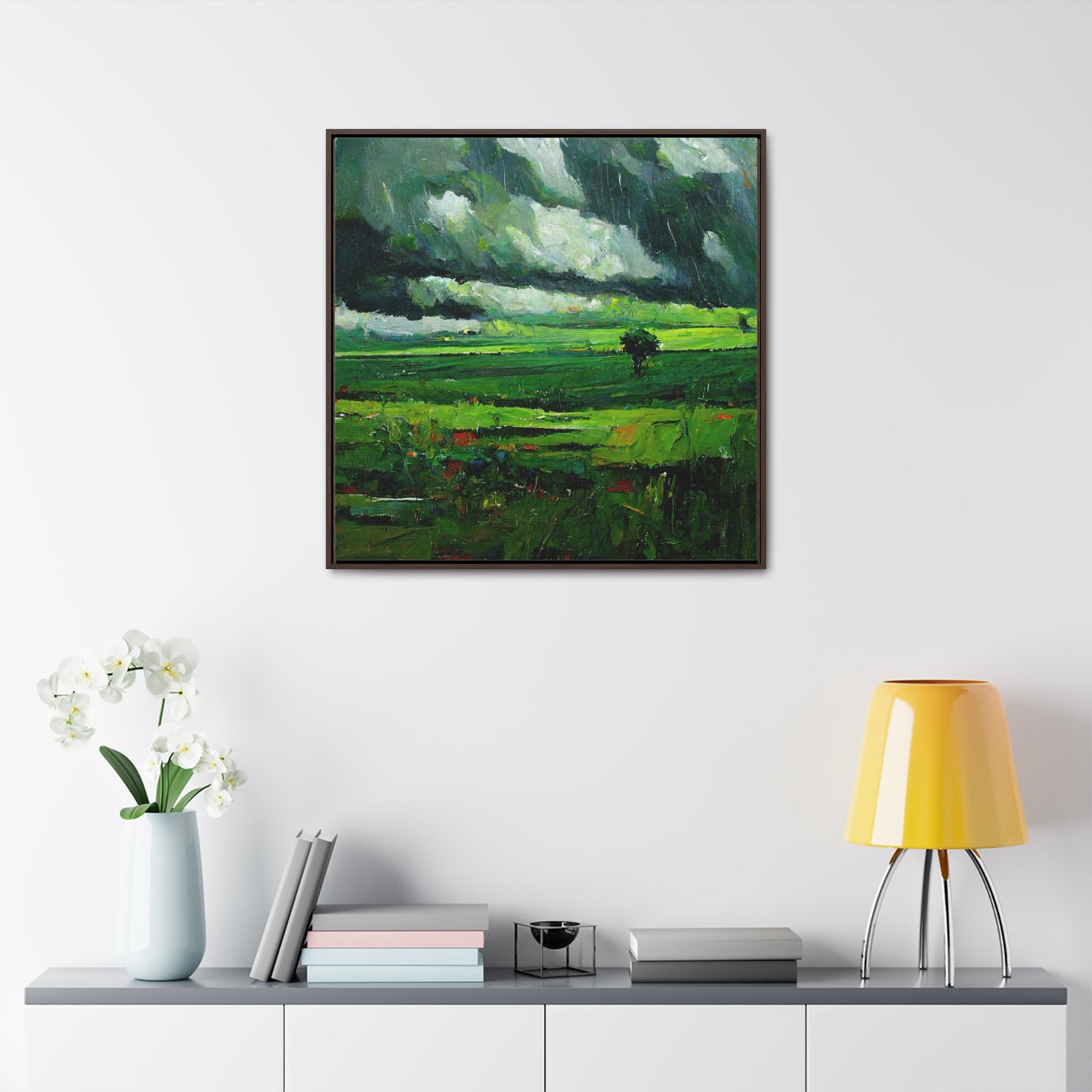 To the Rainy Land 6, Valentinii, Gallery Canvas Wraps, Square Frame