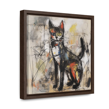 Cat 59, Gallery Canvas Wraps, Square Frame