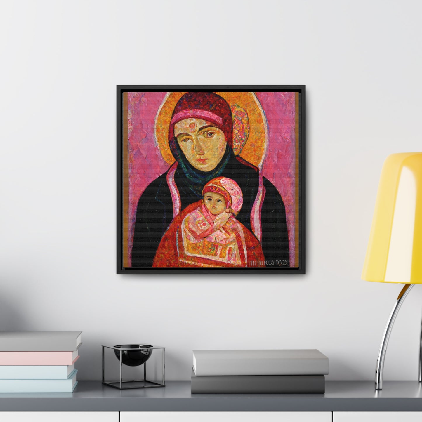 Mary and the Child 30, Valentinii, Gallery Canvas Wraps, Square Frame