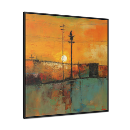 Land of the Sun 48, Valentinii, Gallery Canvas Wraps, Square Frame