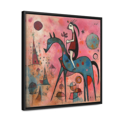 The Dreams of the Child 4, Gallery Canvas Wraps, Square Frame