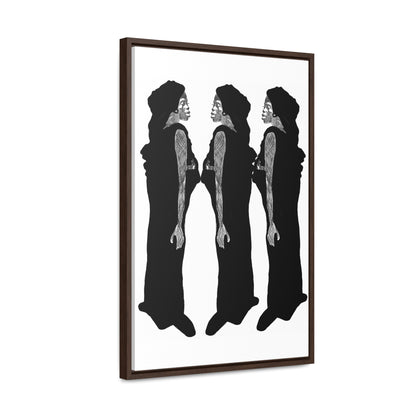 Three Women, Original Eduard Pavel, Gallery Canvas Wraps, Vertical Frame