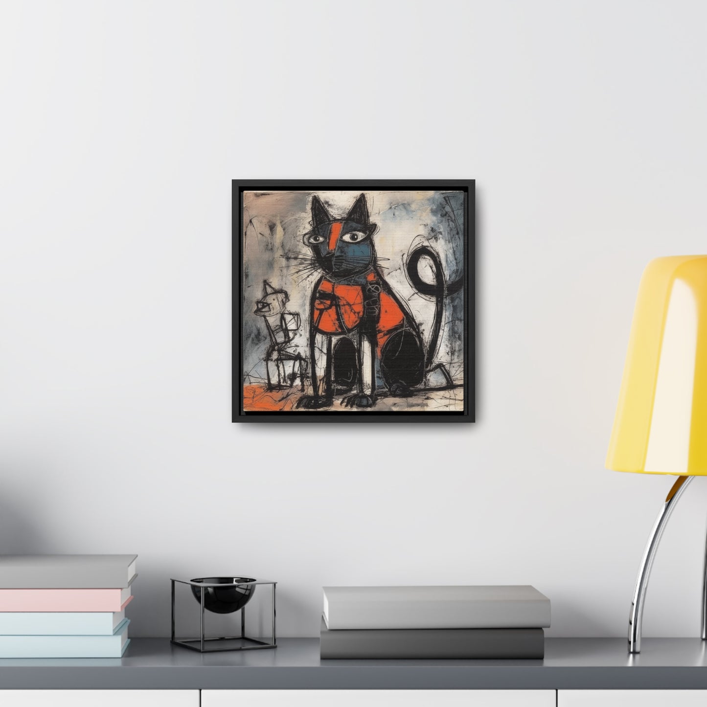 Cat 32, Gallery Canvas Wraps, Square Frame