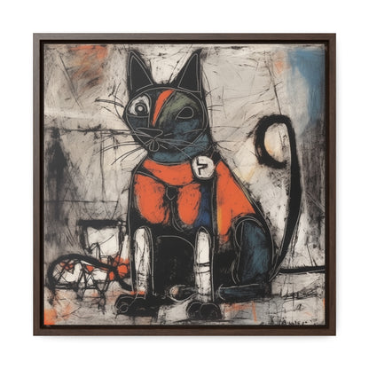 Cat 48, Gallery Canvas Wraps, Square Frame