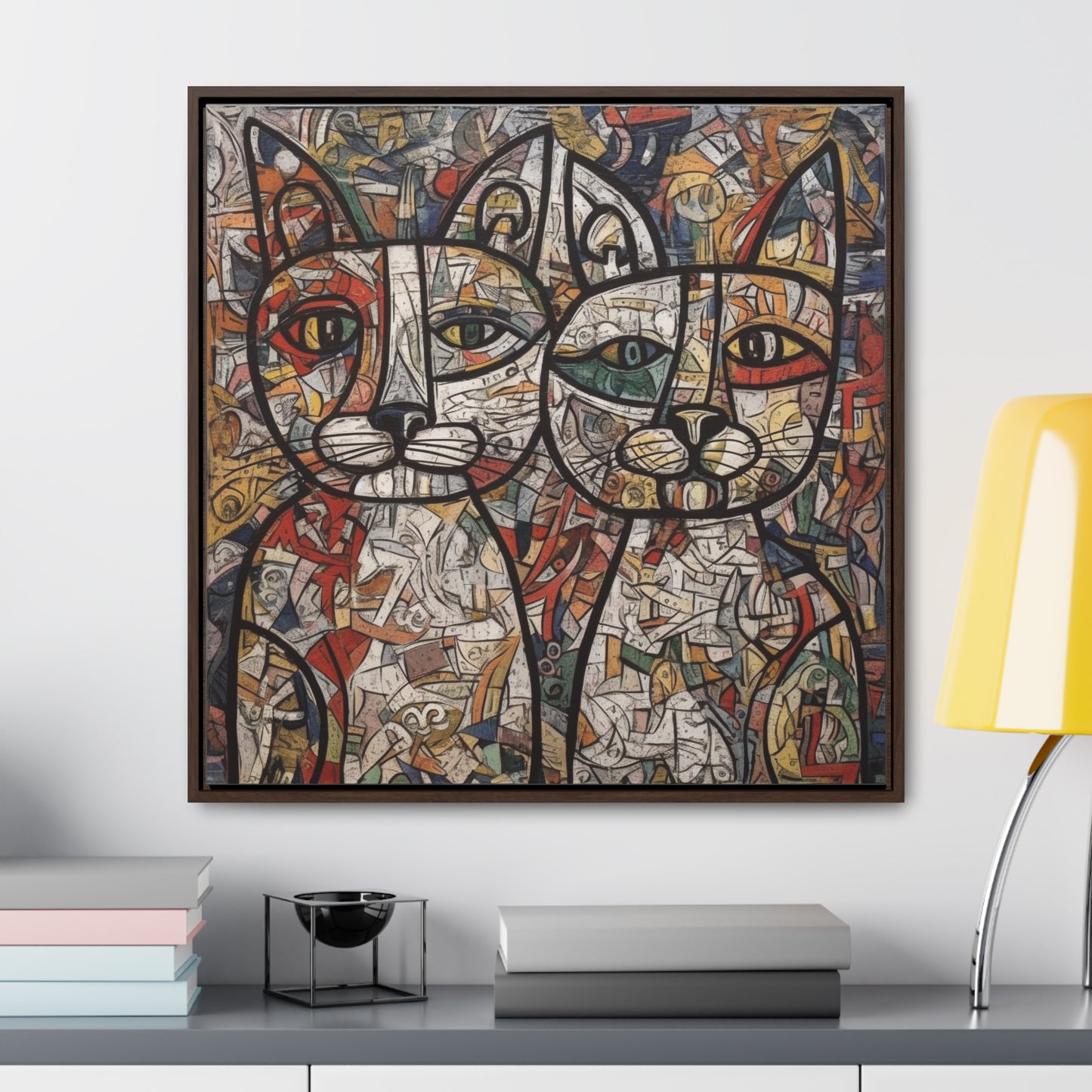 Cat, Gallery Canvas Wraps, Square Frame