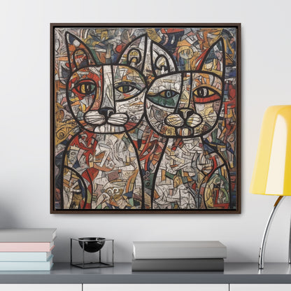 Cat, Gallery Canvas Wraps, Square Frame