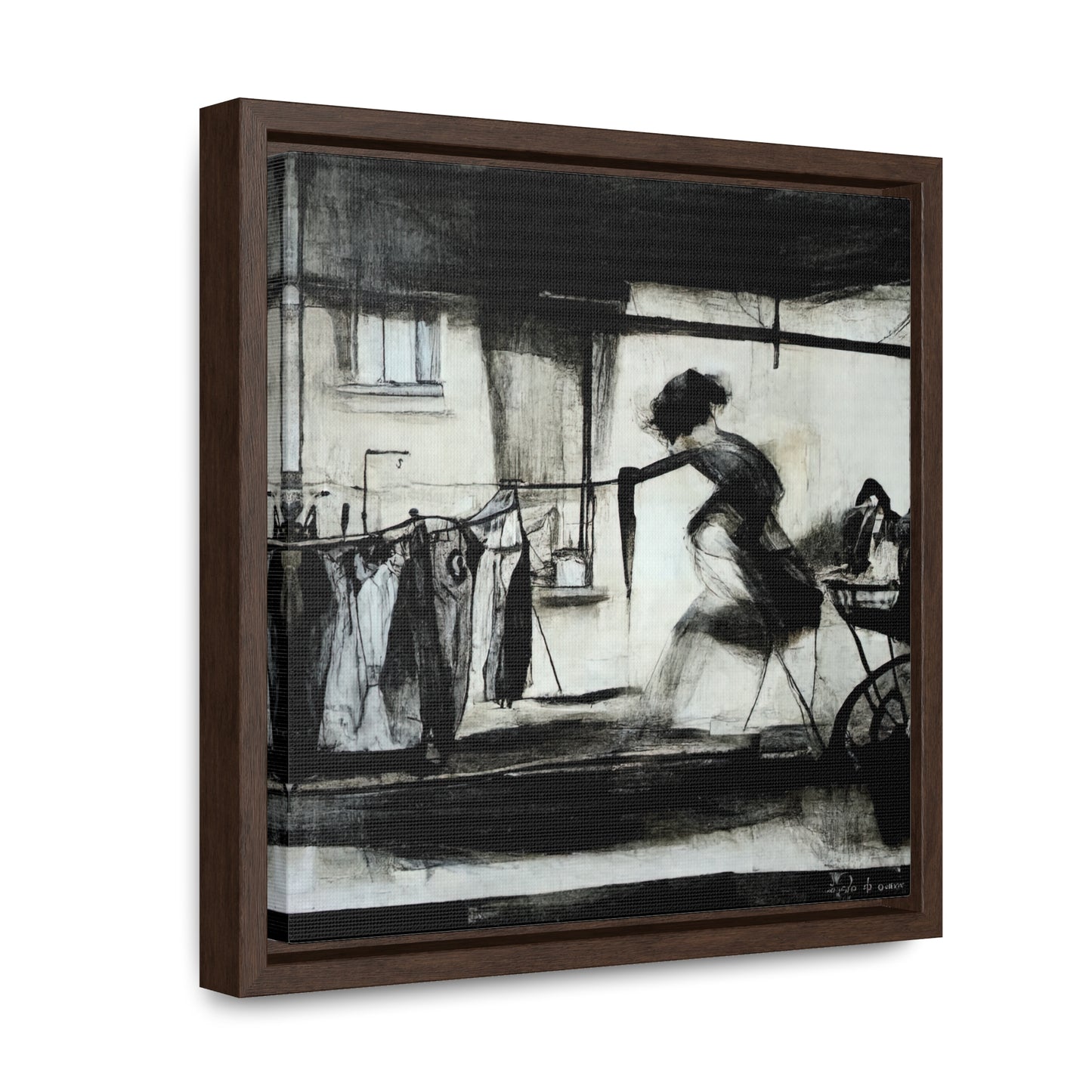 Domestic Memories 16, Valentinii, Gallery Canvas Wraps, Square Frame