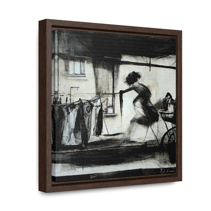 Domestic Memories 16, Valentinii, Gallery Canvas Wraps, Square Frame