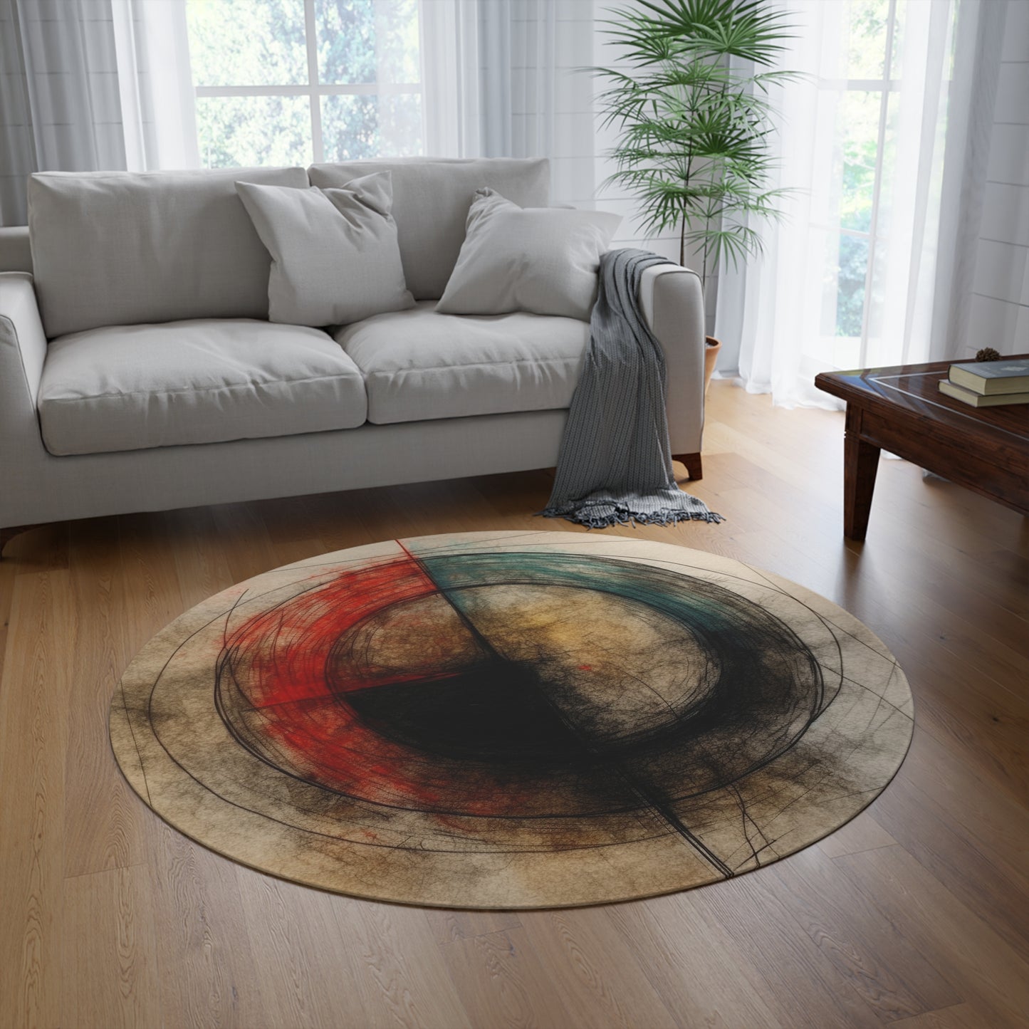 Agon 4,  Round Rug